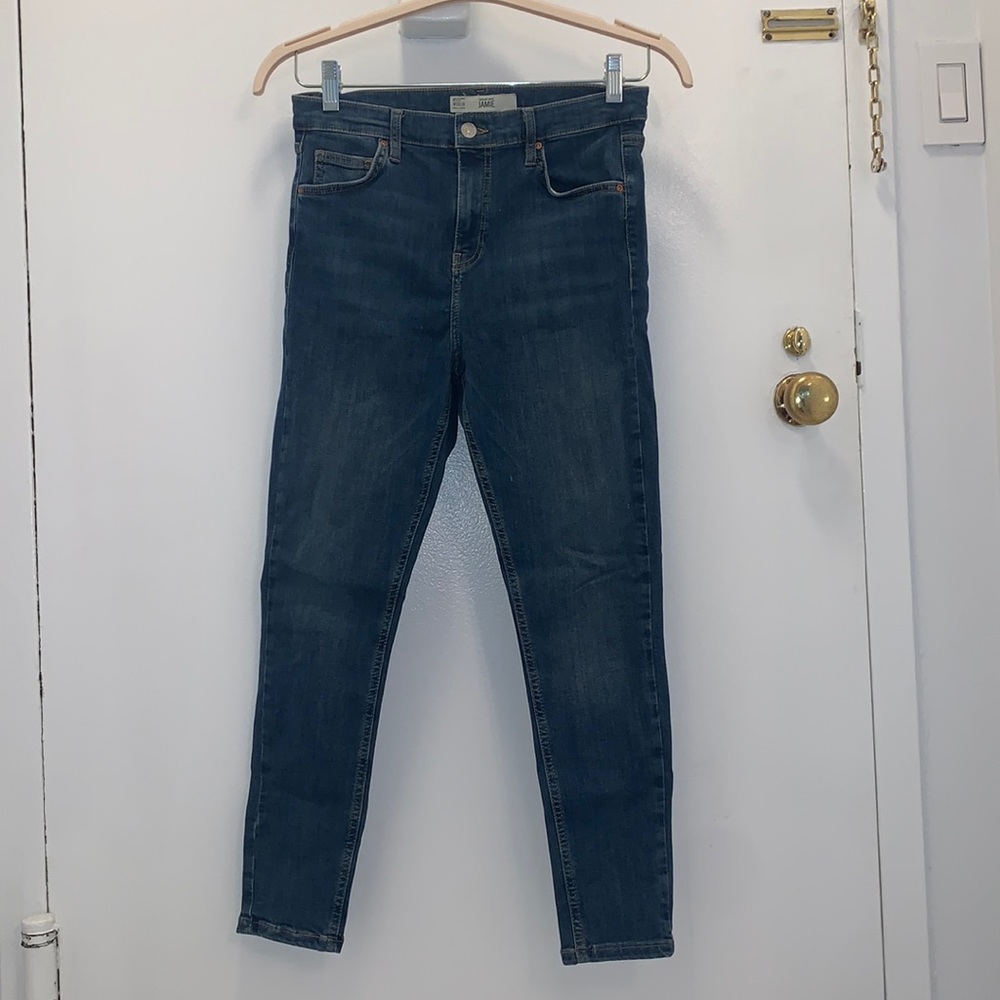Topshop Jamie High Wasted Skinny Jeans